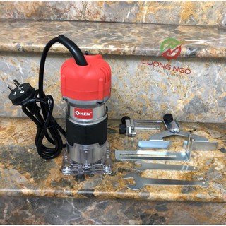 Máy phay gỗ cầm tay, soi gỗ, soi alu KEN 6.35mm công suất 850W