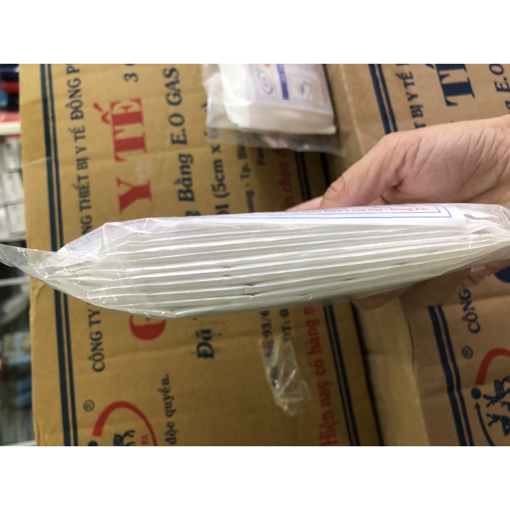 ❤️ Gạc y tế tiệt trùng Đông Pha 5x6cm /8x9cm GẠC Y TẾ 3 CON NAI TIỆT TRÙNG 5x6cm 8x9cm ĐÔNG PHA