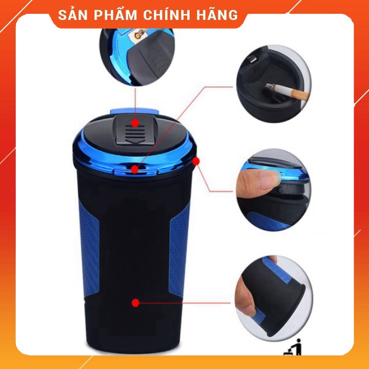 Cốc gạt tàn thuốc trên xe hơi, ô tô tích hợp mồi lửa cao cấp YG-066 - Hàng Cao Cấp SM