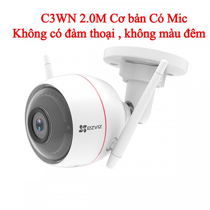 Camera wifi 2k Full HD 4.0M Ezviz C3w Pro,C3TN , C3WN , C3W ban đêm có màu - Còi Hú Báo Động , ghi âm giọng nói.