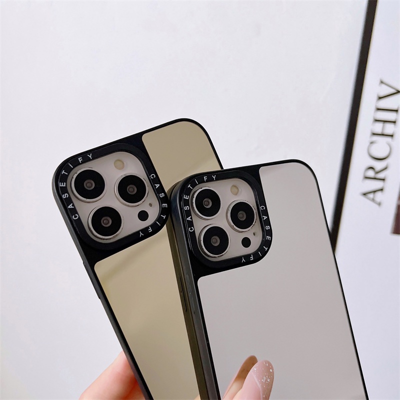Ốp Điện Thoại Tráng Gương Kim Loại Thời Trang Cho iPhone 13 Pro Max/13Pro/13/12 Pro Max/12/11 Pro11 Max/11/XS Max/XR/X/7Plus/8 Plus