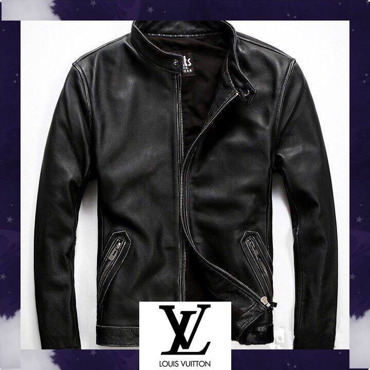 Áo Da Nam Thời Trang Cao Cấp Không Bong Tróc Nổ áo da nam thật hà nội