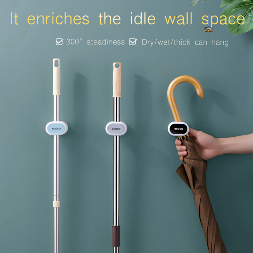 Giá treo cây lau nhà gắn tường tiện lợi tùy chọn màu sắc