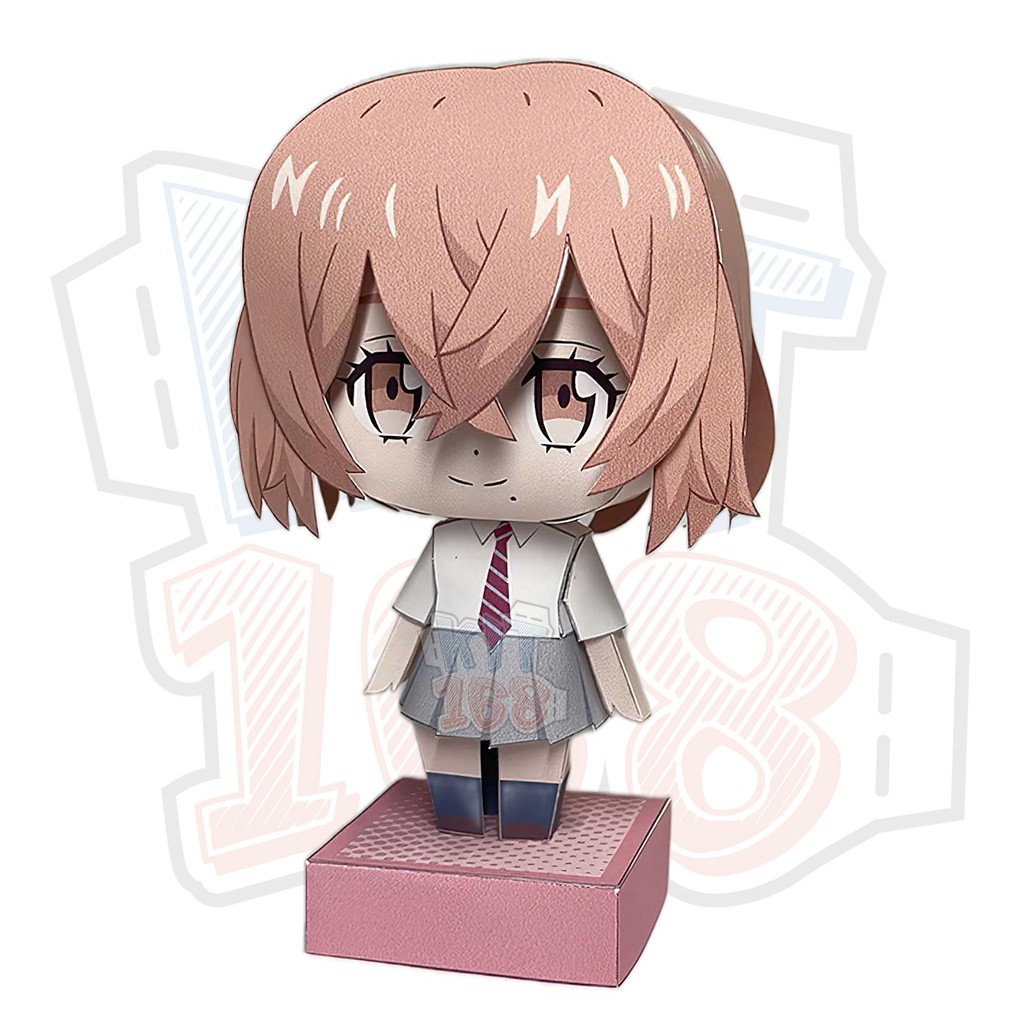 Mô hình giấy Anime Chibi Hinata Tachibana - Tokyo Revengers + kit mô hình hộp trang trí