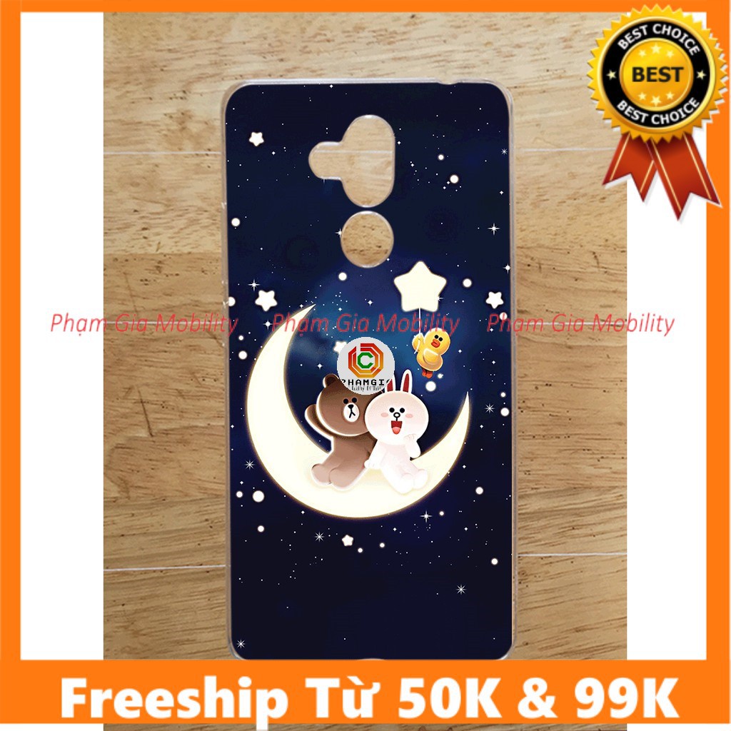 Ốp Lưng Nokia 8.1 (X7) dẻo, in hình đẹp - Hình Gấu Thỏ Heo (P2)