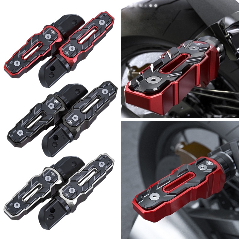 Bộ 2 Bàn Đạp Để Chân Phía Sau Bằng Hợp Kim Nhôm Chống Trượt Cho Xe Mô Tô 321R