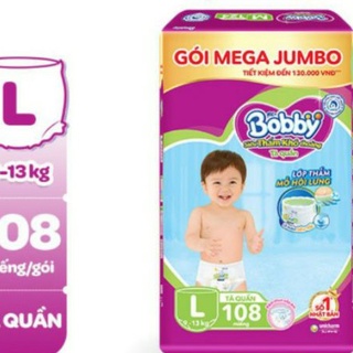 Combo 100 Tã quần Bobby XL 100 miếng(tặng 1 gối bobby thuyền)