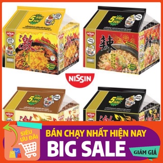 Lốc 5 Gói Mì NISSIN Hàn Quốc Cay Ngon Chuẩn Hàn