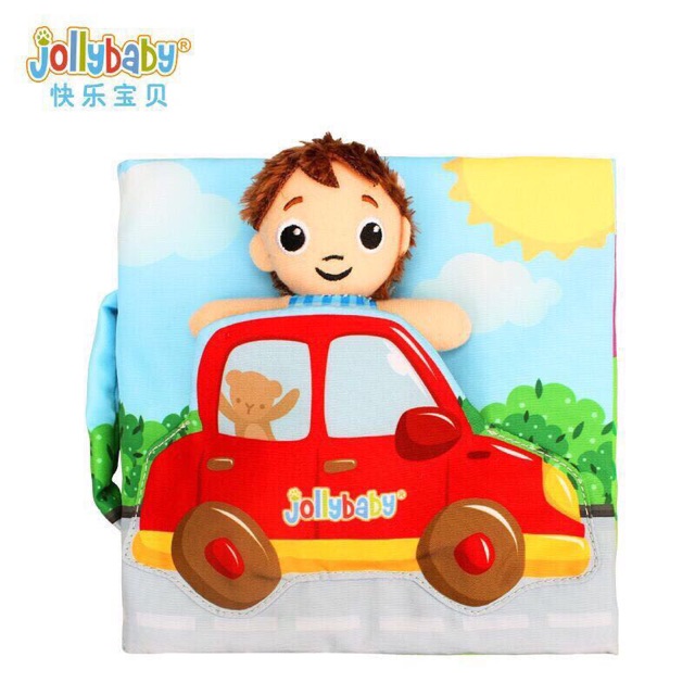 Sách vải kèm búp bê Jollybaby (4 mẫu cho bé trai & gái)