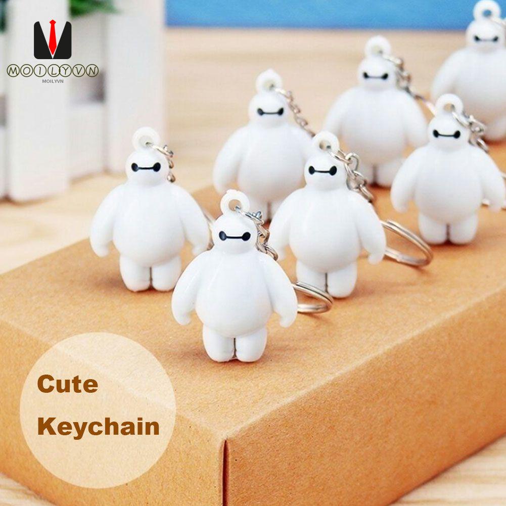 Móc khóa hình nhân vật hoạt hình Baymax dễ thương