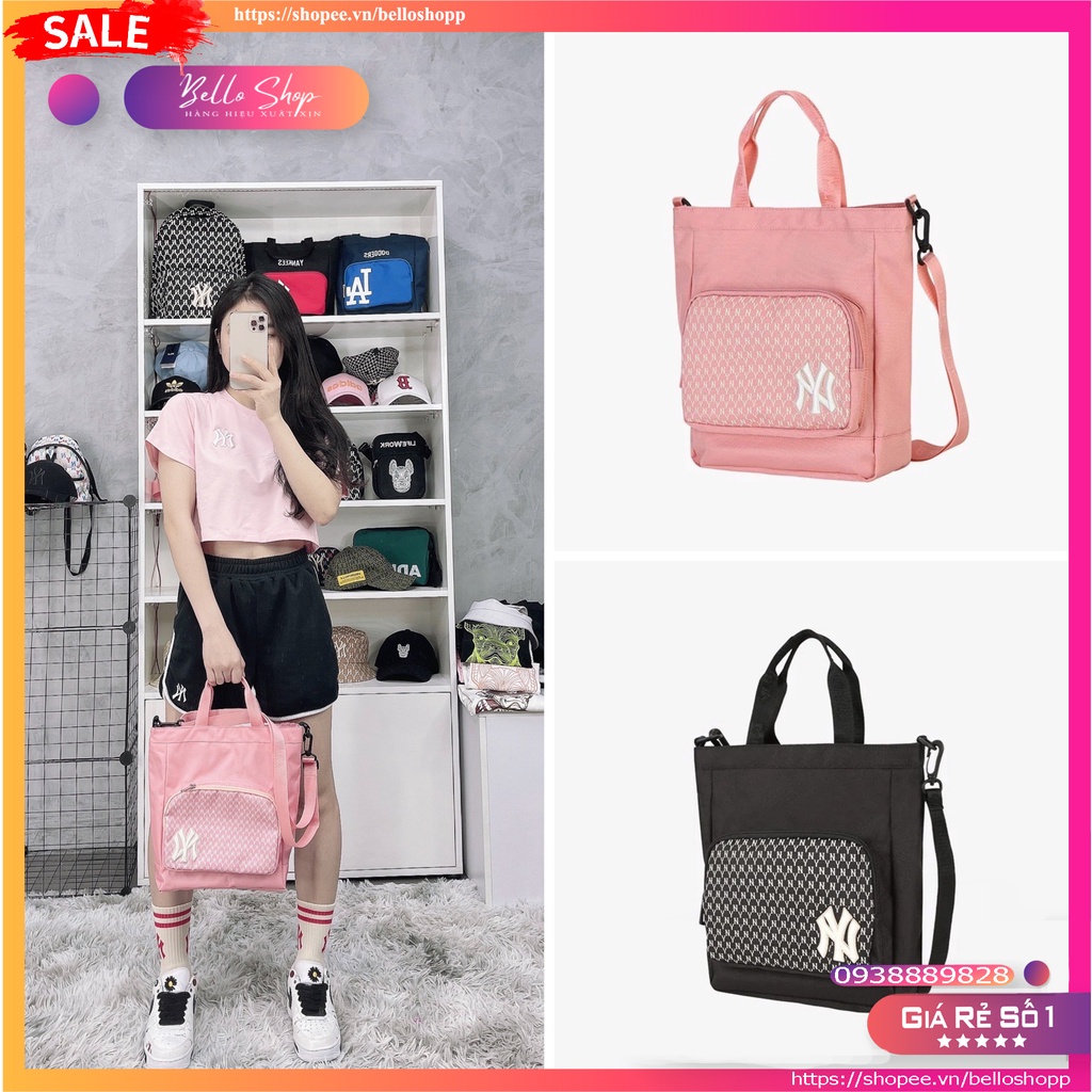 Túi Xách NY MEGA SHOULDER BAG PINK/BLACK B225