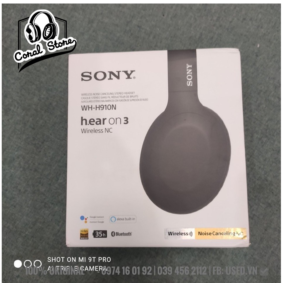 Tai nghe Bluetooth Sony WH-H910N Hear On 3 LIKE NEW, CORAL STORE