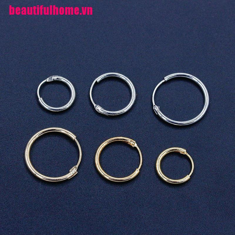 Khuyên Tai / Mũi / Môi Bằng Bạc Sterling Màu Vàng 2016