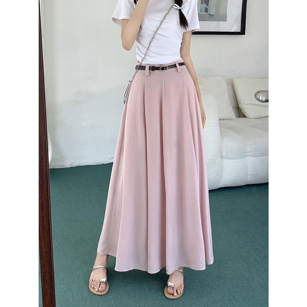 63923 Mùa Hè Phong Cách Mới Váy Chữ A Viền Lớn