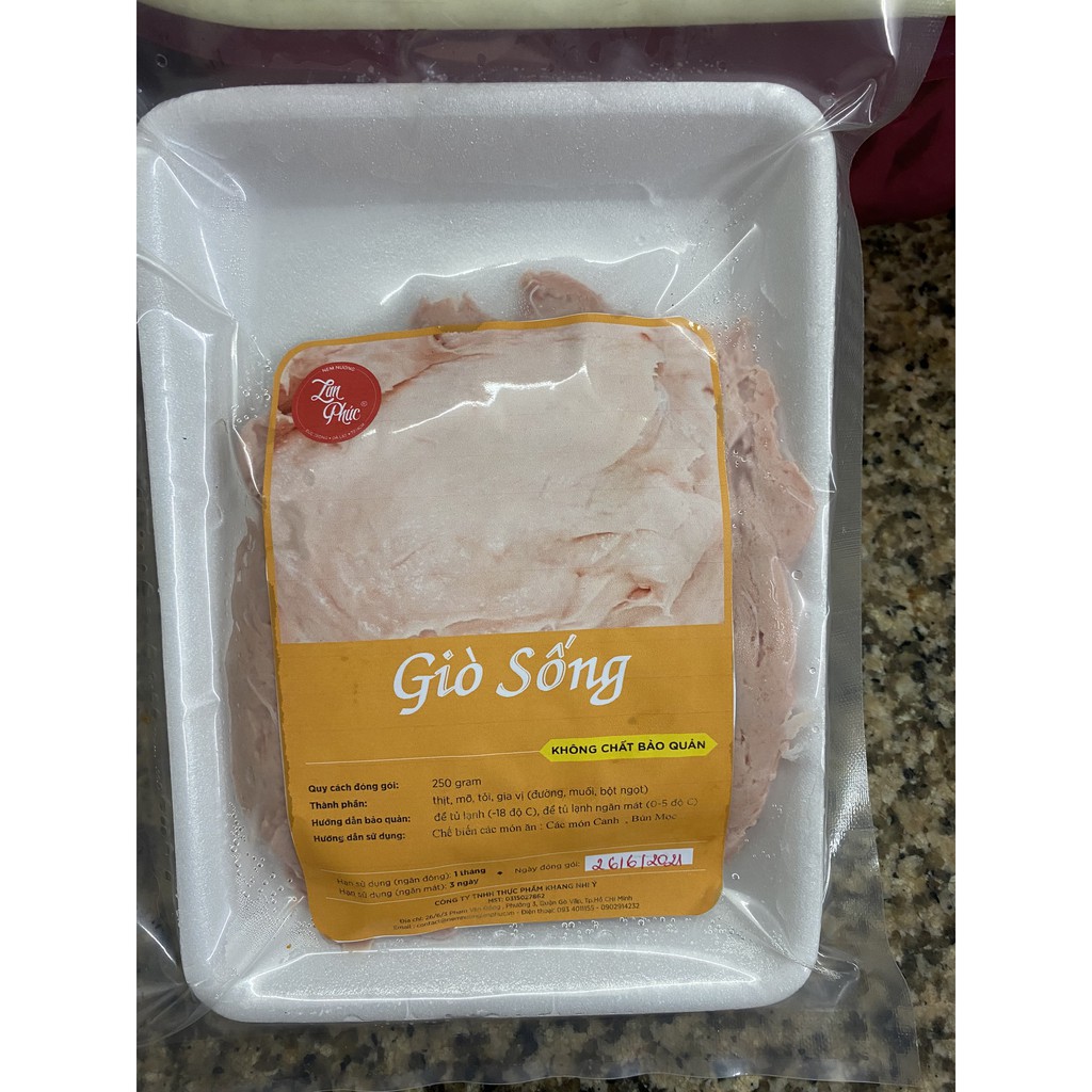 Giò sống 250gr
