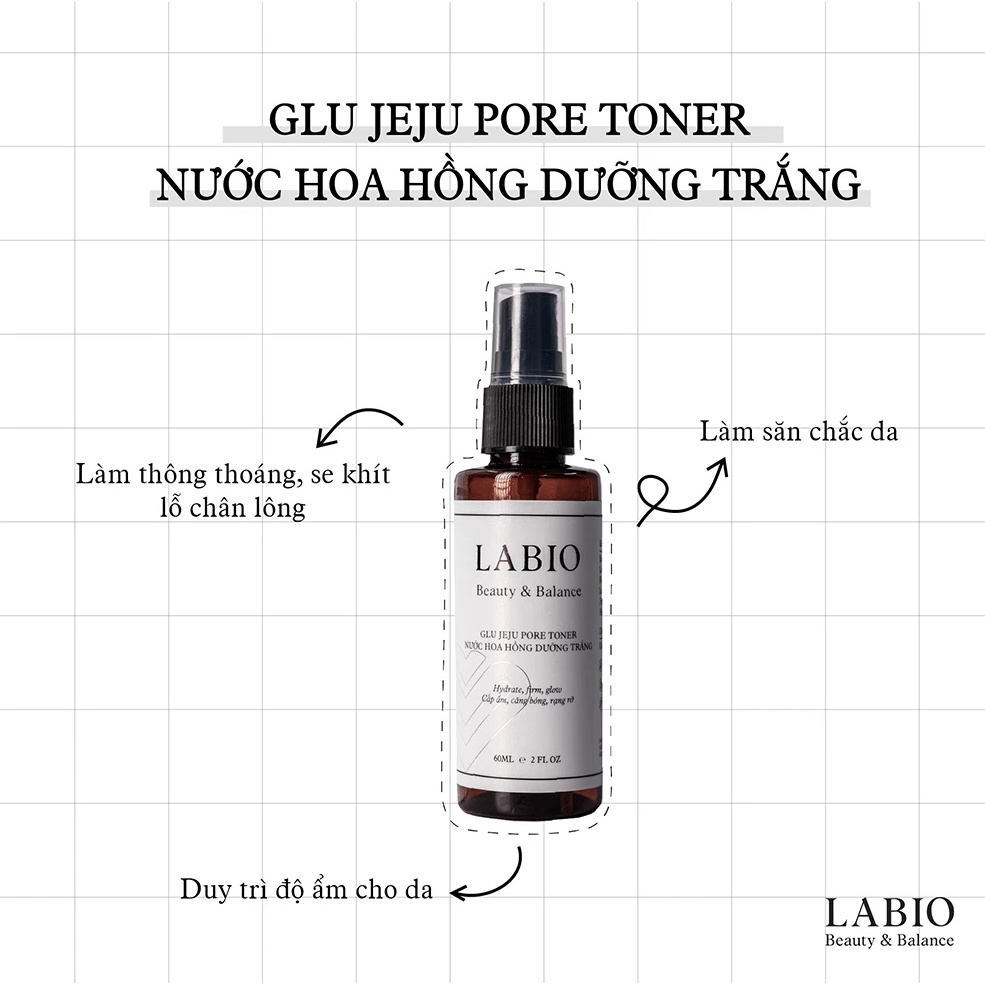 Toner LABIO Tinh chất hoa hồng Địa Trung Hải