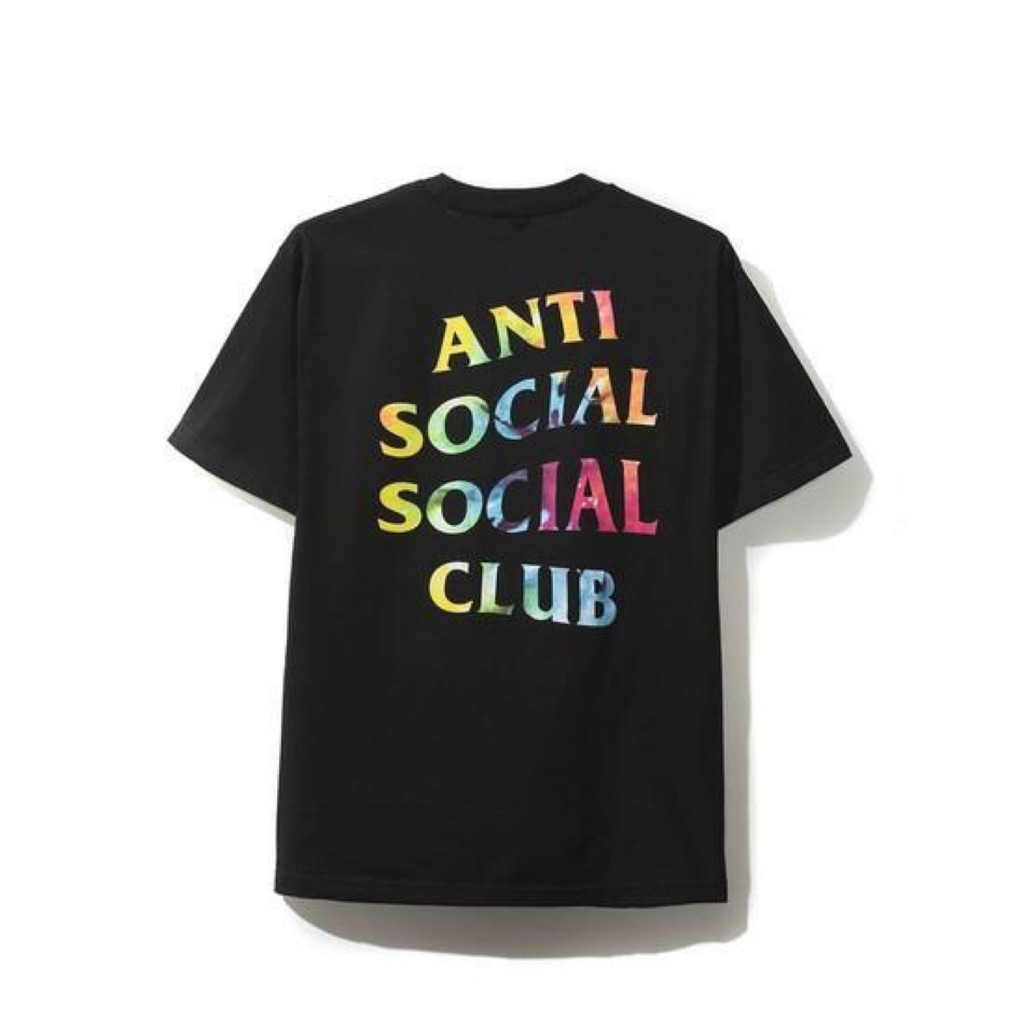 SALE- Áo anti social social club thai tie dye rainbow - cưc HOT