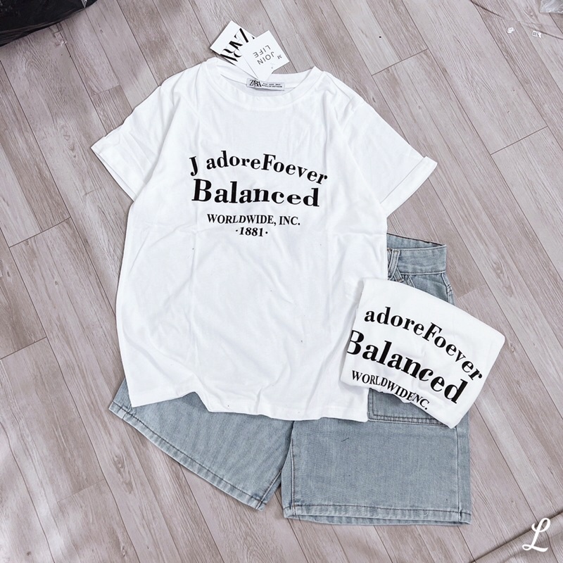 ÁO PHÔNG TAY GẤP BALANCED ZARA MỎNG NHẸ THOÁNG MÁT (ảnh thật chụp sản phẩm)