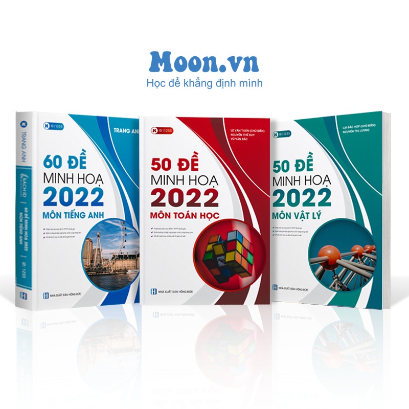 Bộ Đề Trắc Nghiệm 2022 Khối A1: 3 Sách Bộ Đề Minh Hoạ Luyện Thi THPT Môn Toán Lý Anh.