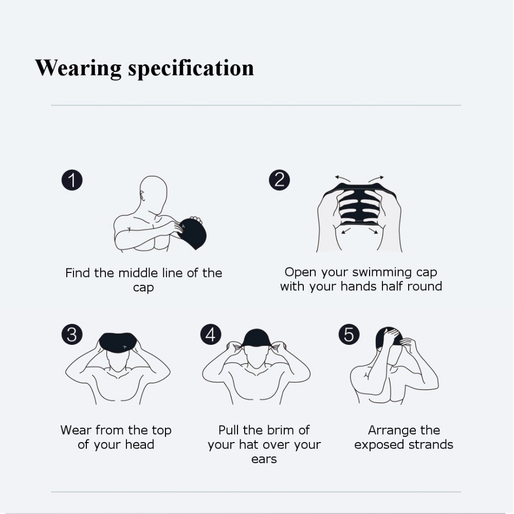 Mũ bơi Xiaomi silicone thiết kế cá tính thời trang dành cho nam