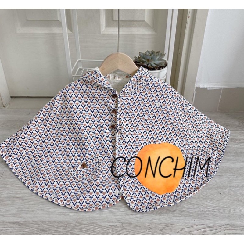 Áo choàng cánh dơi cho bé chất thu CONCHIMkids