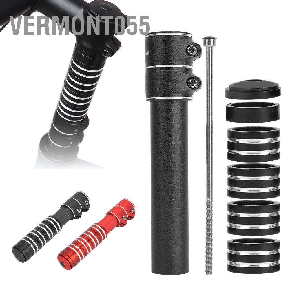 Vermont055 Vermont055 Xe đạp bằng hợp kim nhôm Tay lái tăng Thiết bị chiều cao Stem Riser Phần thân xe kéo dài phuộc