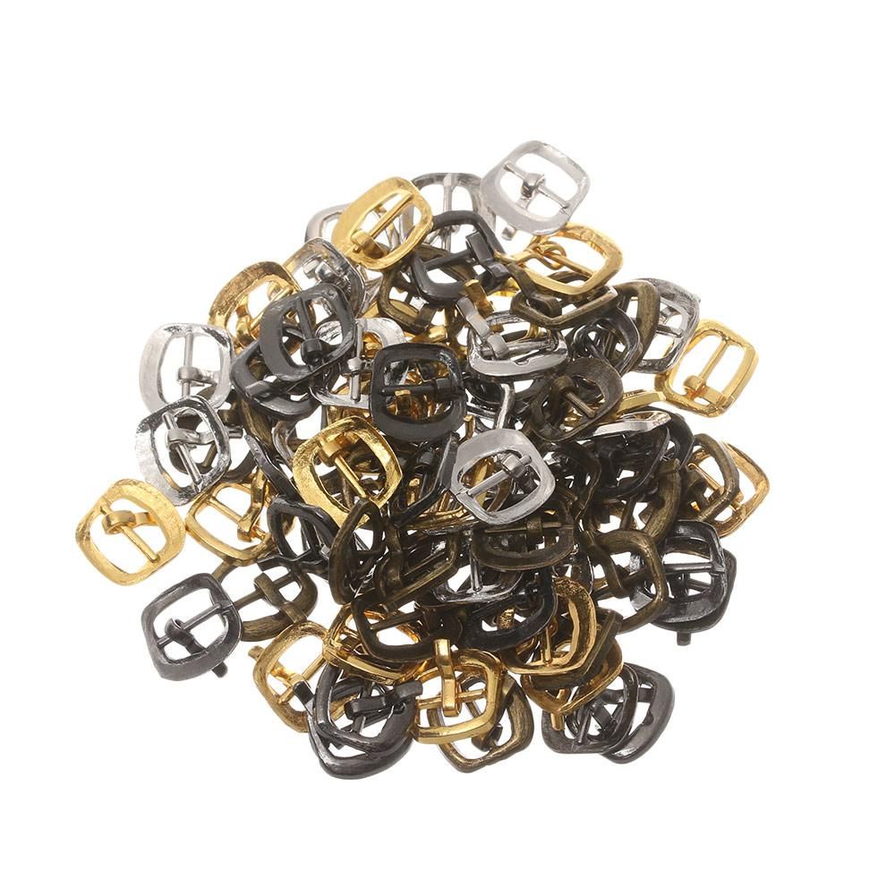 Bộ 20/40 nút thắt lưng mini 7mm 4 màu chất lượng cao cho búp bê