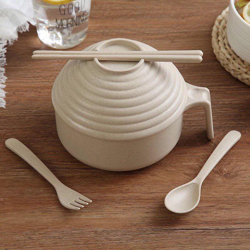 BÁT ĂN MÌ TÔM LÚA MẠCH [TẶNG ĐŨA DĨA VÀ THÌA]