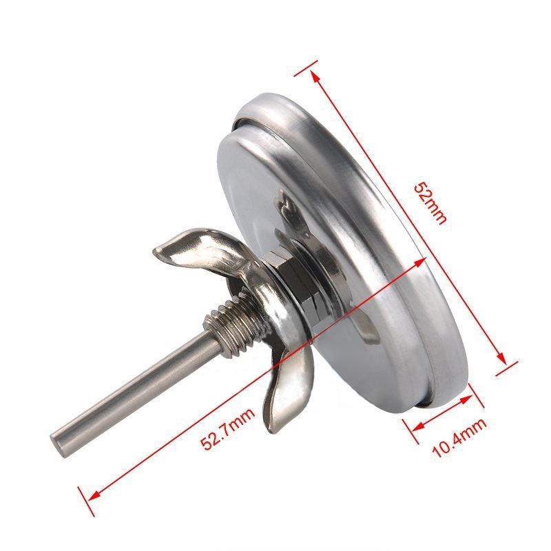 Nhiệt Kế 50-500 Đo Nhiệt Độ Lò Nướng bbq Bằng Thép Không Gỉ°C