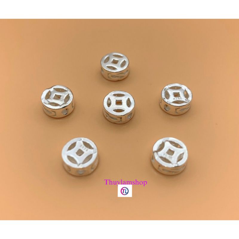 Charm mặt kim tiên 6li bạc 925 vĩnh viễn bảo hành