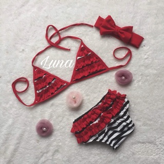 bikini đi biển , chụp hình cho bé siêu xinh