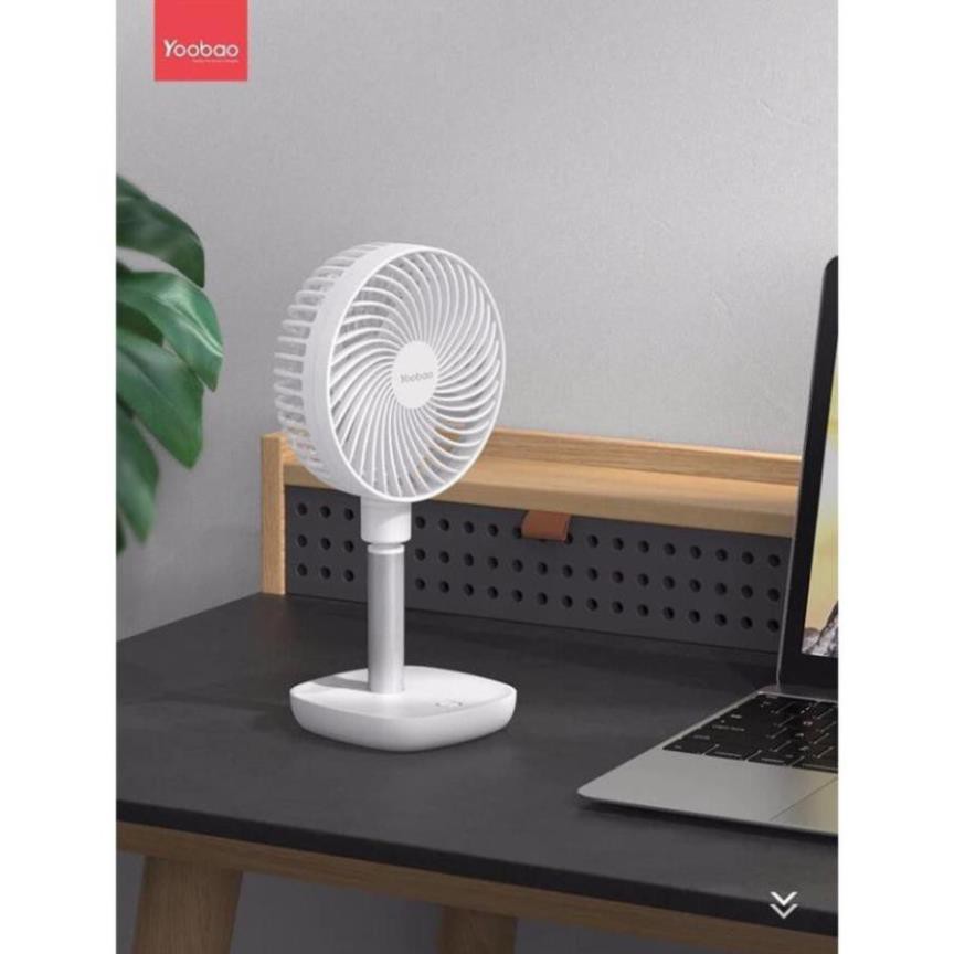 [ TÍCH ĐIỆN 60 TIẾNG ] Quạt sạc yoobao 10000mah mini để bàn model F1- Hàng chính hãng | BigBuy360 - bigbuy360.vn