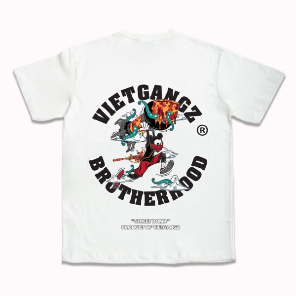 ÁO THUN ROCKET TRẮNG VIETGANGZ