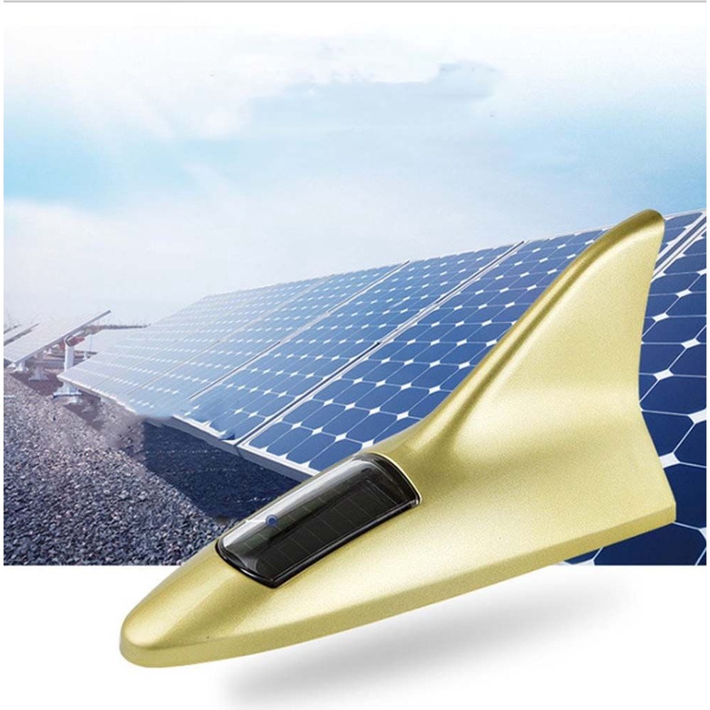 Ăng ten vây cá mập có đèn LED nhiều màu sắc chống va chạm dùng trang trí xe hơi