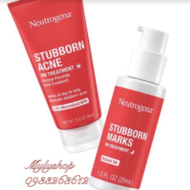 Bộ kem da mụn Neutrogena Stubborn  56g