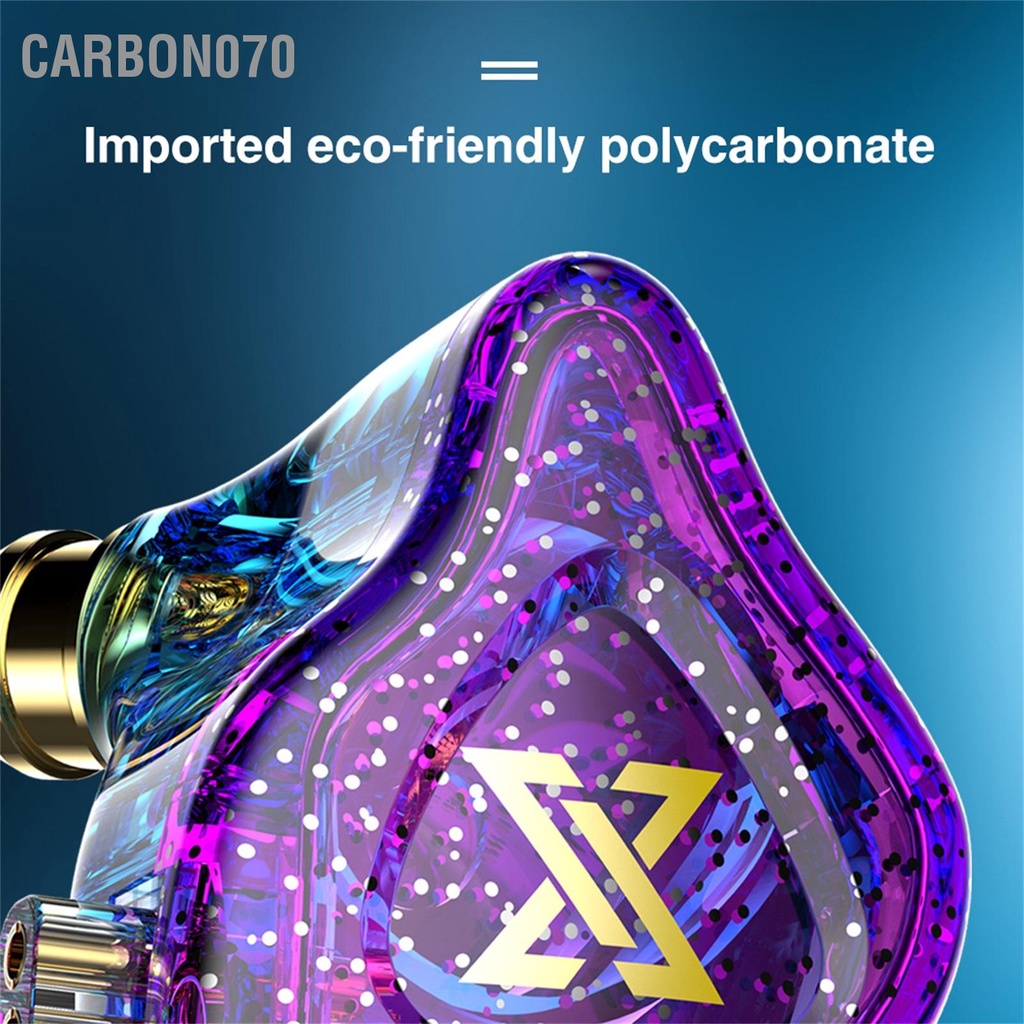 Carbon070 Tai nghe động Âm thanh trầm HiFi Cách ly thoải mái Phiên bản tiêu chuẩn có dây để lái xe thể thao