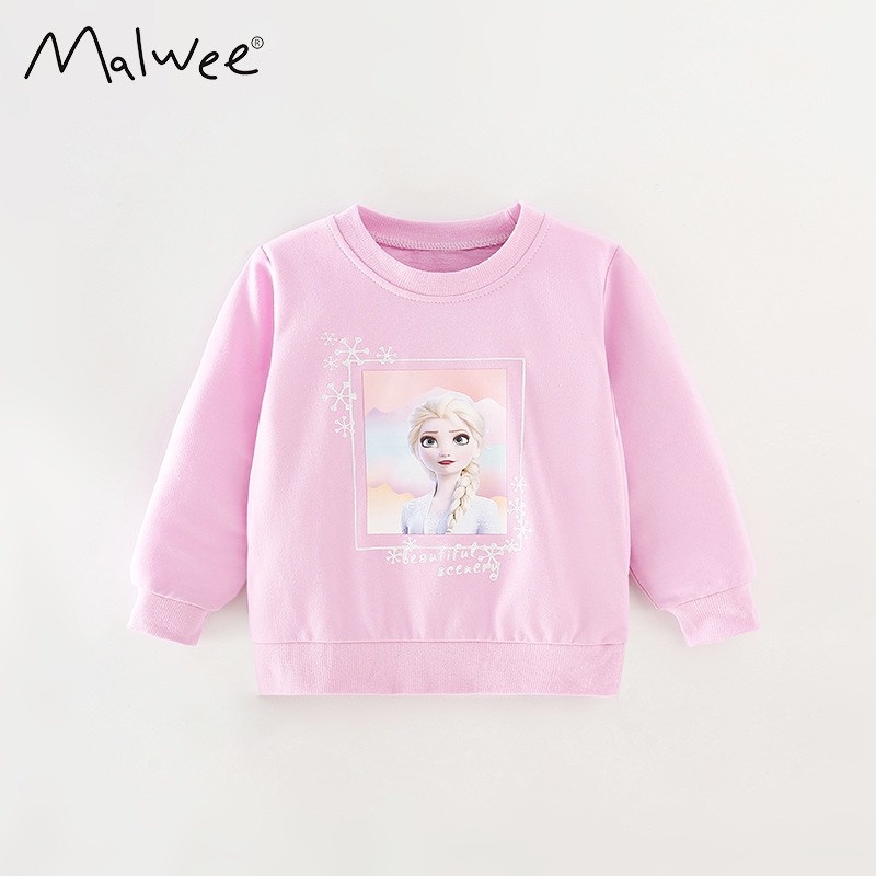 Áo Nỉ Hồng Elsa MW7616 cho Bé Gái 2-7 Tuổi Mẫu Mới 2022 - Jumping Beans Official Store