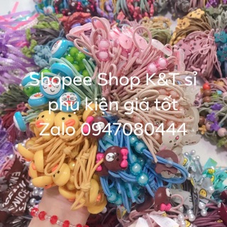 Sỉ 2000 cột tóc đủ các loại. (Sẵn hơn 100 mẫu).