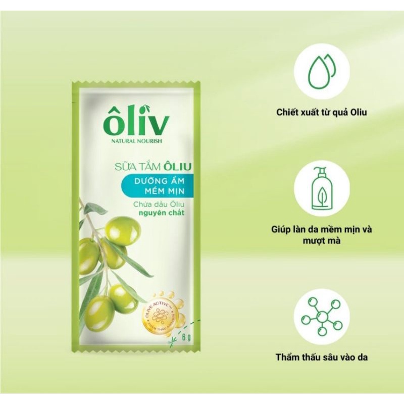 Combo 10 gói sữa tắm Oliv