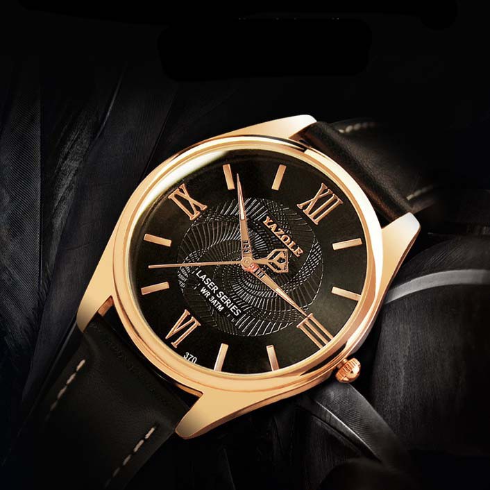 Đồng hồ nam dây da chính hãng YAZOLE tuyệt đẹp, lên tay sang trọng chắc chắn, chống nước tốt ( Mã: YA01 ) | BigBuy360 - bigbuy360.vn