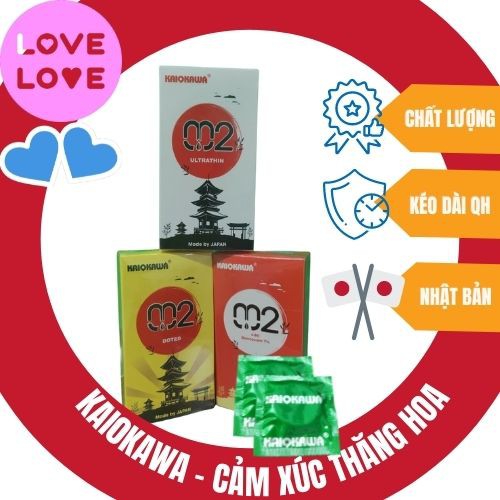 Bao Cao Su(KAIOKAWA – Thăng Hoa Cảm Xúc)Công Nghệ Nhật bản, Siêu Mỏng, Gân Gai, Cảm Giác Chân Thực. Kéo Dài Thời Gian.