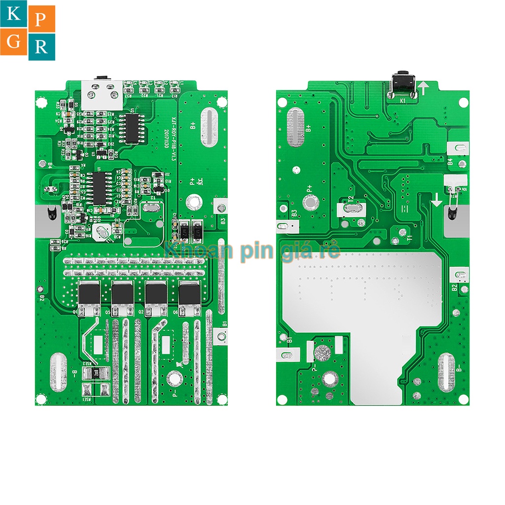 Mạch pin Ryobi 18V Li-ion 3.7V nhận sạc zin