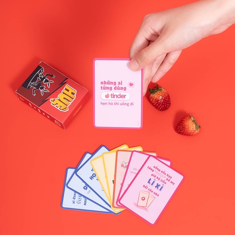 Bộ Bài Huệ - Drinking Game Hot Trend Gây Bùng Nổ Cuộc Vui Liên Hoan Làm Bạn Vừa Say Vừa Cười Như Điên Trên Bàn Nhậu