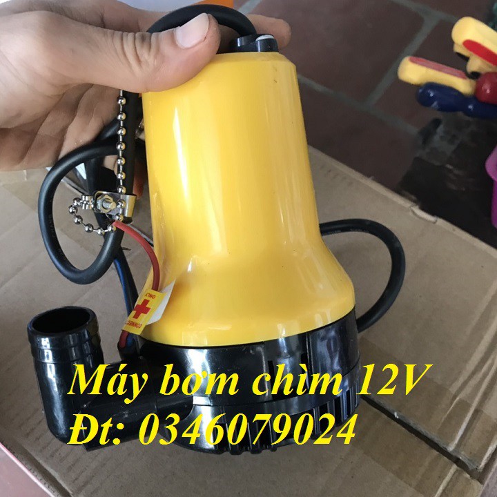 Máy bơm chìm mini 12V-65W- máy bơm nước - Máy bơm chìm mini 12V- 65W