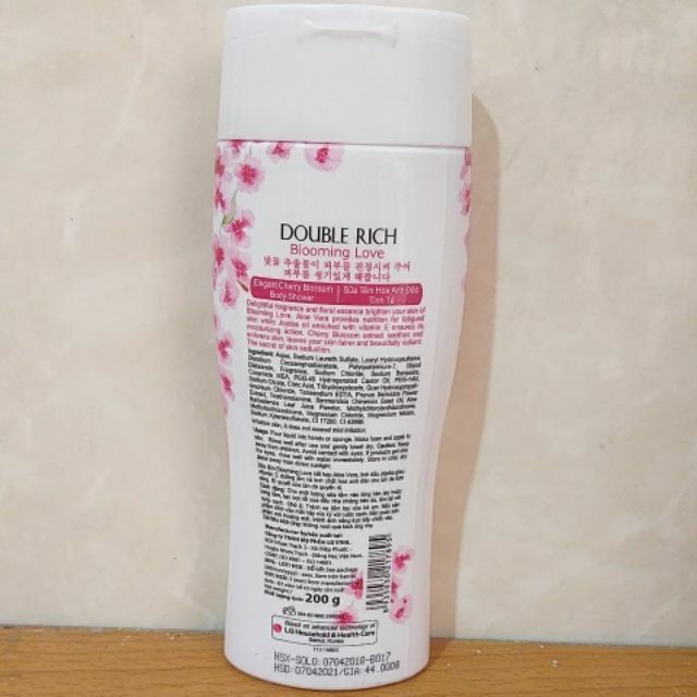 Sữa tắm hương hoa Double Rich 200g