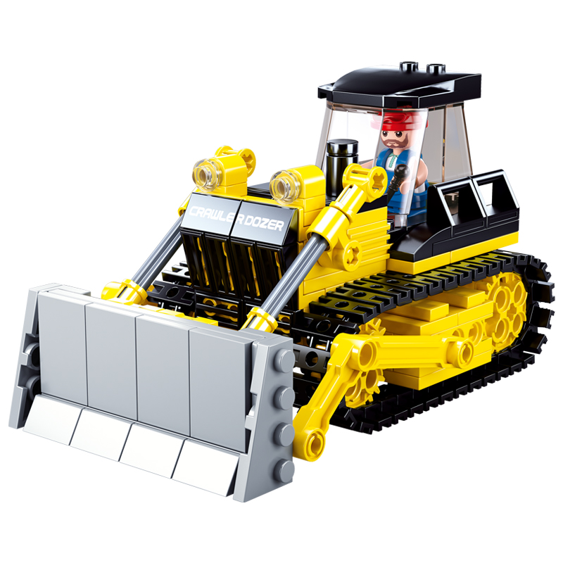 Lego Quân đội Kỹ thuật Tổng động viên Dòng Kỹ thuật Xe thu nhỏ Khối xây dựng Sáng tạo Đồ chơi Quà tặng sinh nhật cho trẻ em