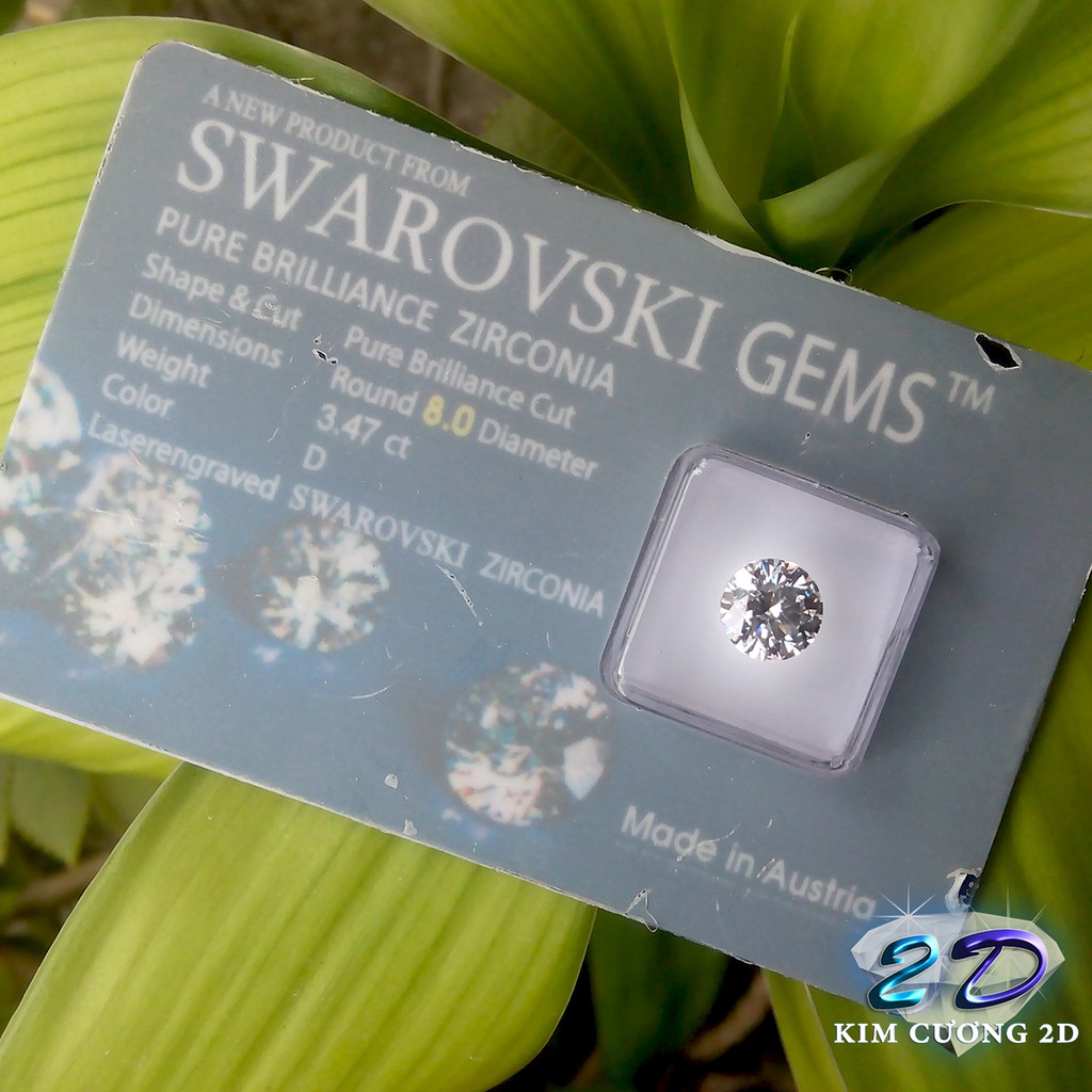 Kim Cương Nhân Tạo 8LY - Swarovski Gems