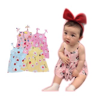 Váy Lanh Bé Gái, Váy Cho Bé Gái Mặc Hè Dễ Thương Nemo Baby 5 Đến 15Kg