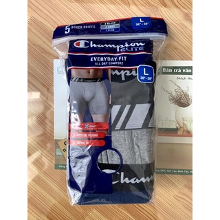 Quần lót nam champion elite - set 5 cái - size l