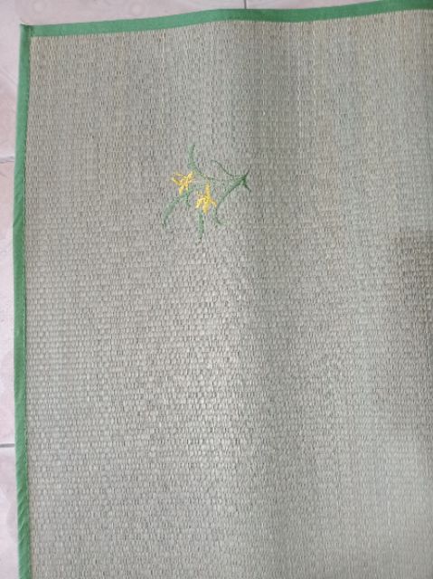CHIẾU CÓI CỎ XUẤT KHẨU - MÀU XANH - GẬP ĐÔI. kt: 60cmx190cm- 1m6x1m9. 1m8x1m9